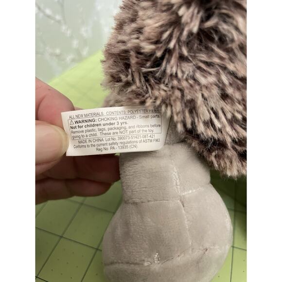 Progressive Plush 10" Calvin Owl Stuffed Animal 2021 Embroidered Eyes Soft Toy - Picture 8 of 9